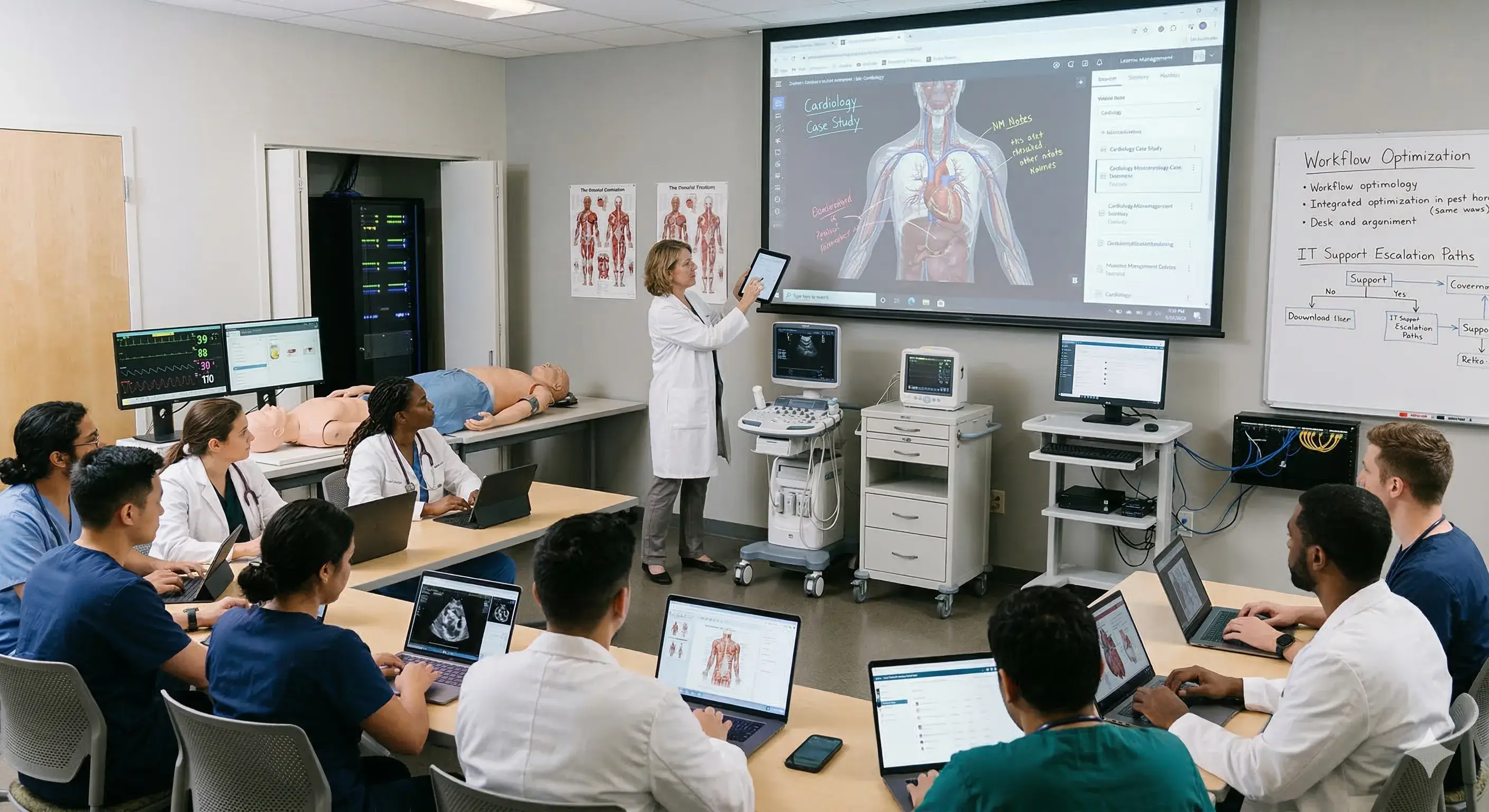 Education technology support and digital learning systems