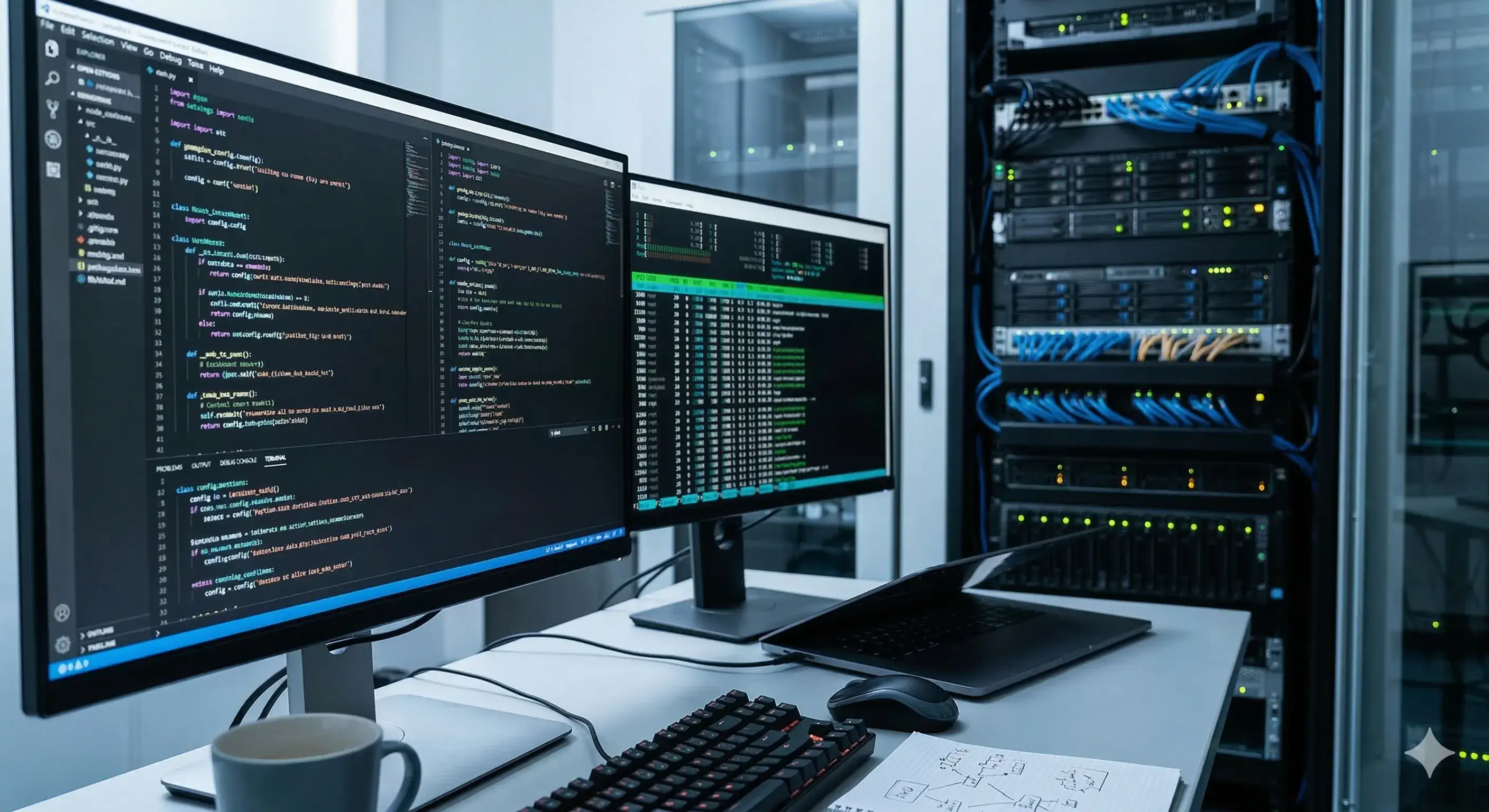 Website development and server administration